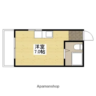 山本ビル(小町)【4階】の間取り