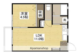 メゾン杉ノ原【2階】の間取り