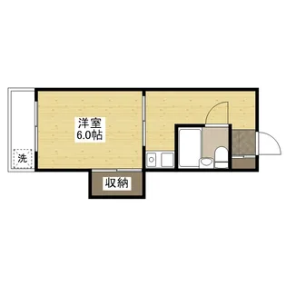 JSビル西原【2階】の間取り