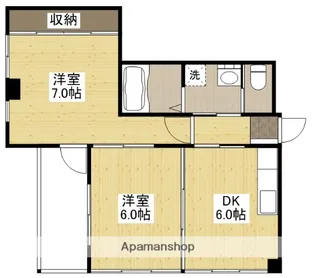サンヨービル【3階】の間取り