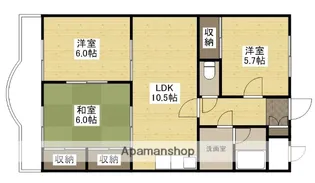 吉岡マンション【3階】の間取り
