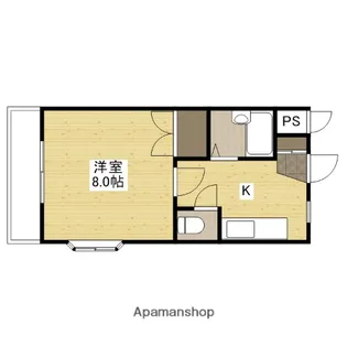 クレール谷本【2階】の間取り