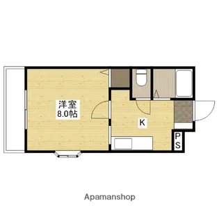 グラース中島壱番館【1階】の間取り