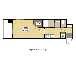 グラビスコート光町【8階】の間取り