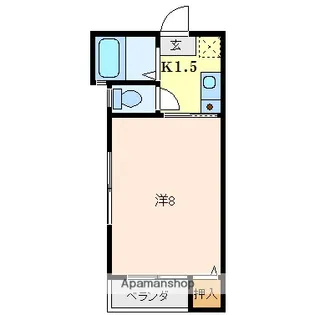 パステルクボ9【1階】の間取り