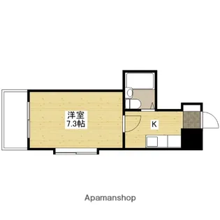 グランドール西原【4階】の間取り