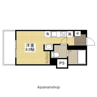 ニューてんま【4階】の間取り
