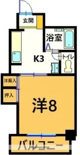 ハイムサンシルク【4階】の間取り