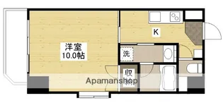 アンソレイユ舟入南【7階】の間取り