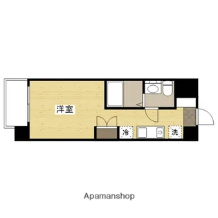 レジディア比治山公園【3階】の間取り