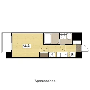 1Rの間取り画像