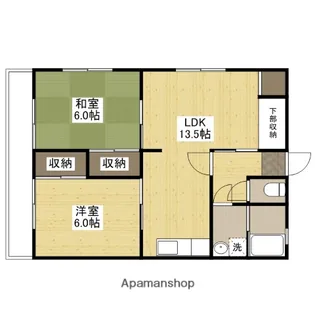 メゾン沖田【1階】の間取り