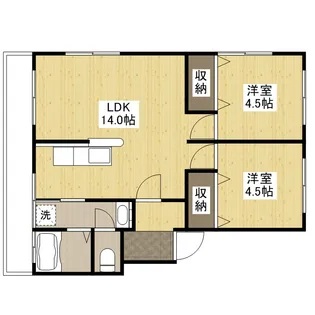 細澤マンション【1階】の間取り