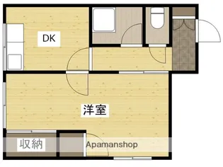 千田コーポ【3階】の間取り
