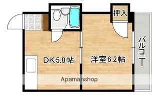 八宝ビル【4階】の間取り