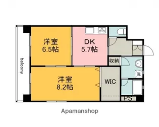 ウィンベル吉島【4階】の間取り