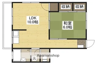 みはらしハイツ【1階】の間取り