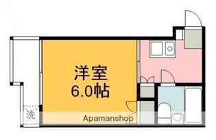 東雲ハイツ【4階】の間取り