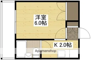 東雲ハイツ【1階】の間取り