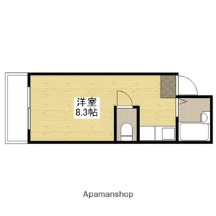 シリウス東平塚【4階】の間取り