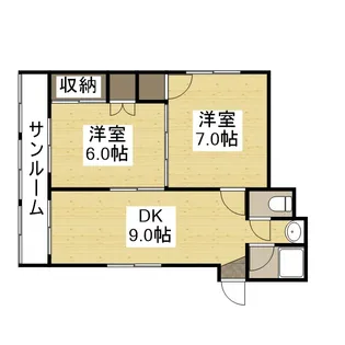 國近ビル【3階】の間取り