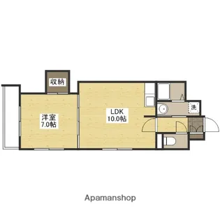 ベルパッソ平和公園【11階】の間取り