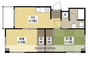 グリーンハイツ多田【3階】の間取り