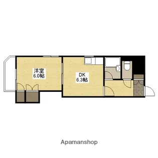 エムズレア千田町【2階】の間取り