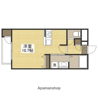 ダブルス沼田【2階】の間取り