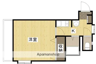コーポ船田【3階】の間取り