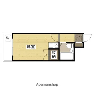 カメイファイブ【4階】の間取り