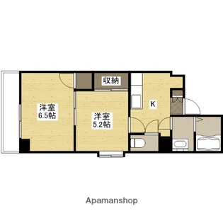 第18やたがいビル【6階】の間取り