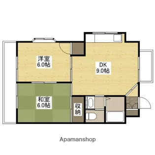プレジール堀越【3階】の間取り