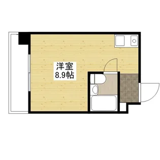 CALM東観音【4階】の間取り