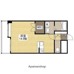 シティハイツ宇品【3階】の間取り