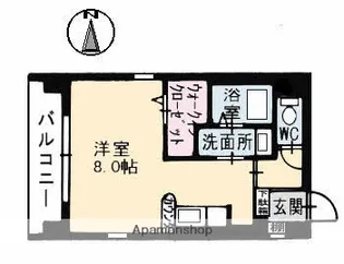 サンハート【4階】の間取り