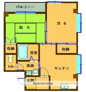 ビラ・ローザ【3階】の間取り
