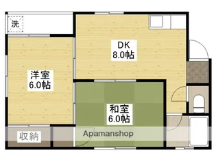 大原マンション【1階】の間取り