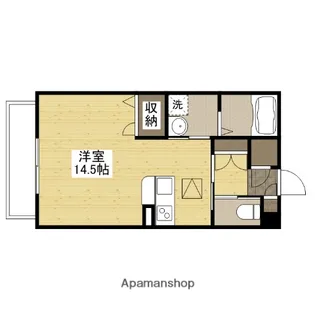 メロディ参番館【1階】の間取り
