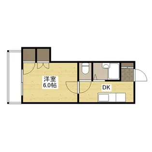 第1コーポ古屋【2階】の間取り
