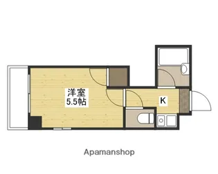 スタープラザ三篠【5階】の間取り