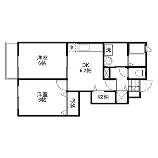 メゾン ソレイユ Ⅰ【1階】の間取り