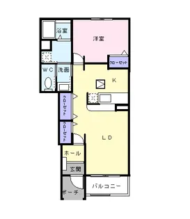 サンリット ヴィラ Ⅰ【1階】の間取り