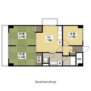 リラティブ古江【2階】の間取り