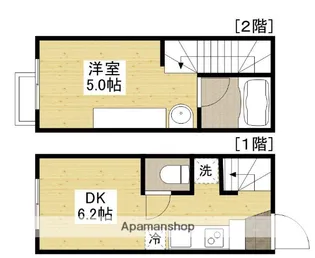 87Gラポール本浦【1階】の間取り