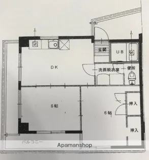 メゾン上安【3階】の間取り