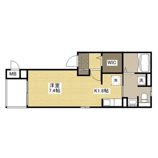 サンライズ ヴィラ【202号室】の間取り