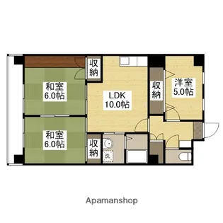 クレールマスダ【2階】の間取り