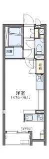 レオネクストカーサカメヤマ【2階】の間取り