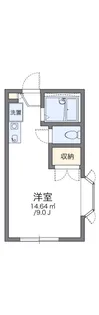 レオパレス松浦【2階】の間取り